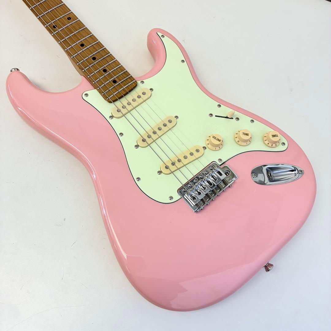 Bacchus BST-1-RSM/M SLPK バッカス エレキギター ピンク