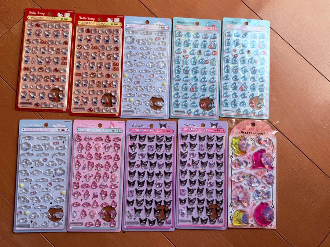 サンリオボンボンドロップ シール 10枚セット