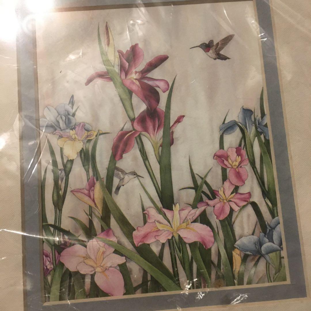 パラゴンピクチャー　ゆりの花　額装　壁掛け