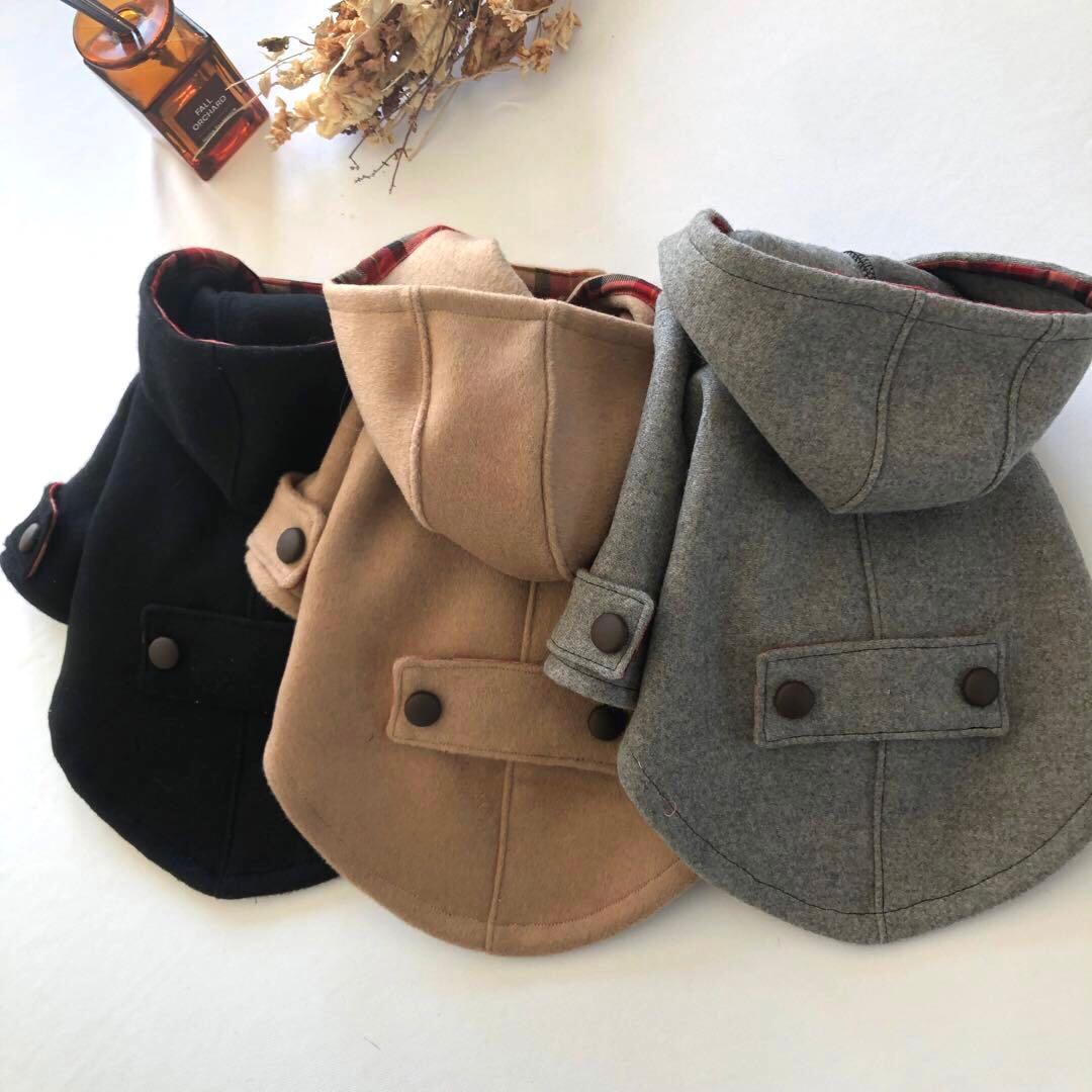 オーダーストップ　ハンドメイド　ダッフルコート　小型犬