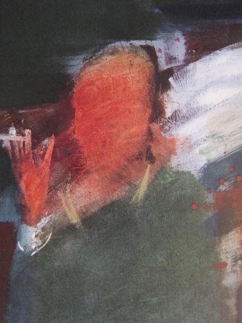 森本勇、【Mの風景】、希少な額装用画集より、状態良好、新品額装付