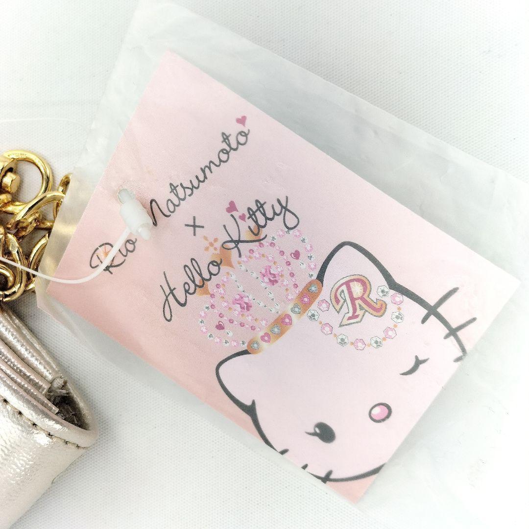 未使用 vivitix ハローキティ×松本莉緒 二つ折り財布 チェーンワレット