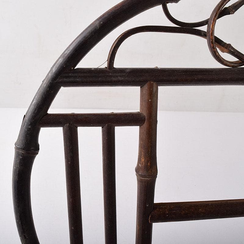 中国　古竹細工　硯屏　床飾　C　R8350