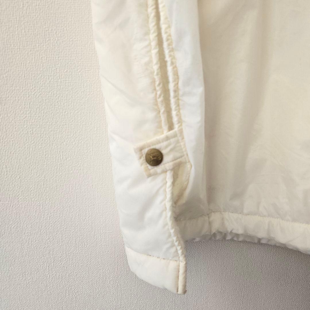 puma プーマ　横浜フリューゲルス ベンチコート 白 Ｌ ヴィンテージ　ロング