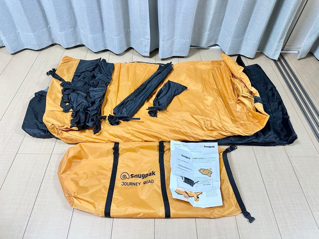未使用 Snugpak Journey Quad 4人用 ドーム テント