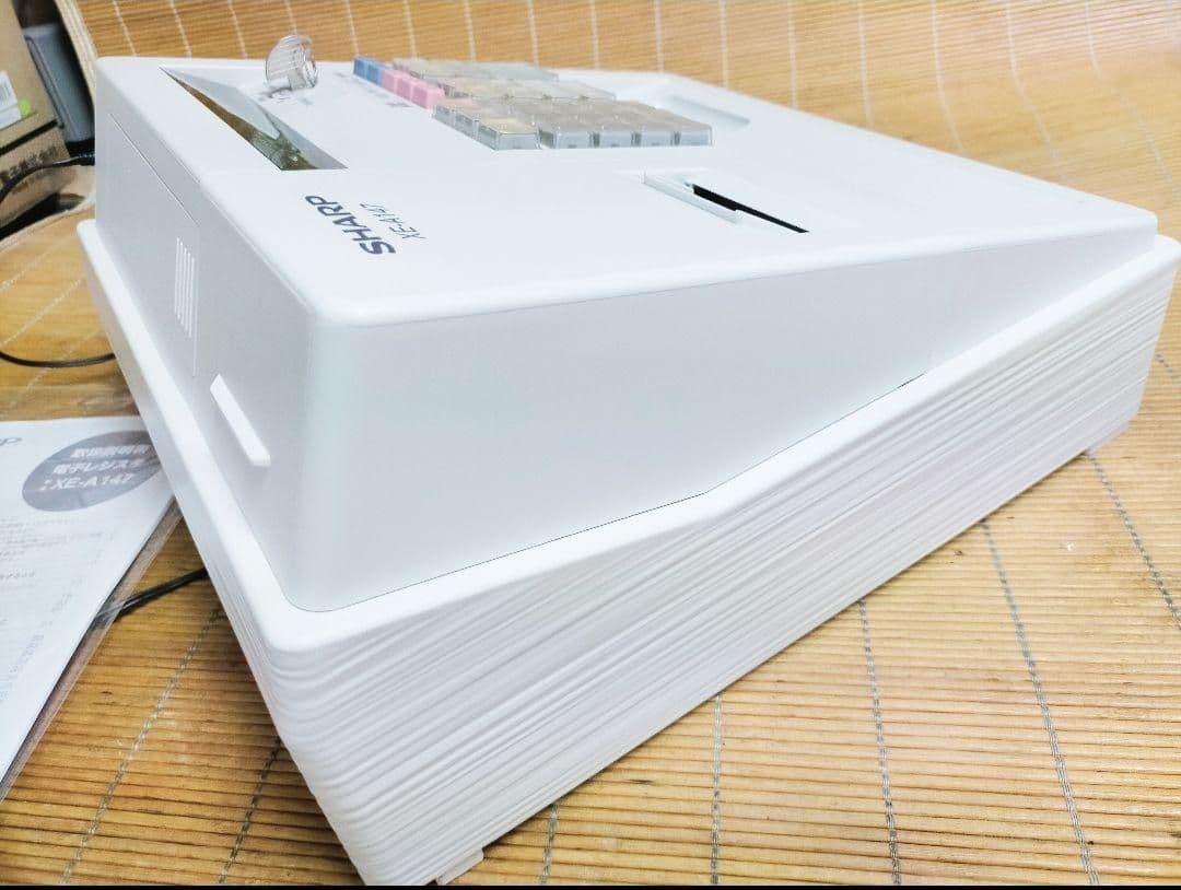 美品シャープレジスター　XE-A147　PC連携　357147