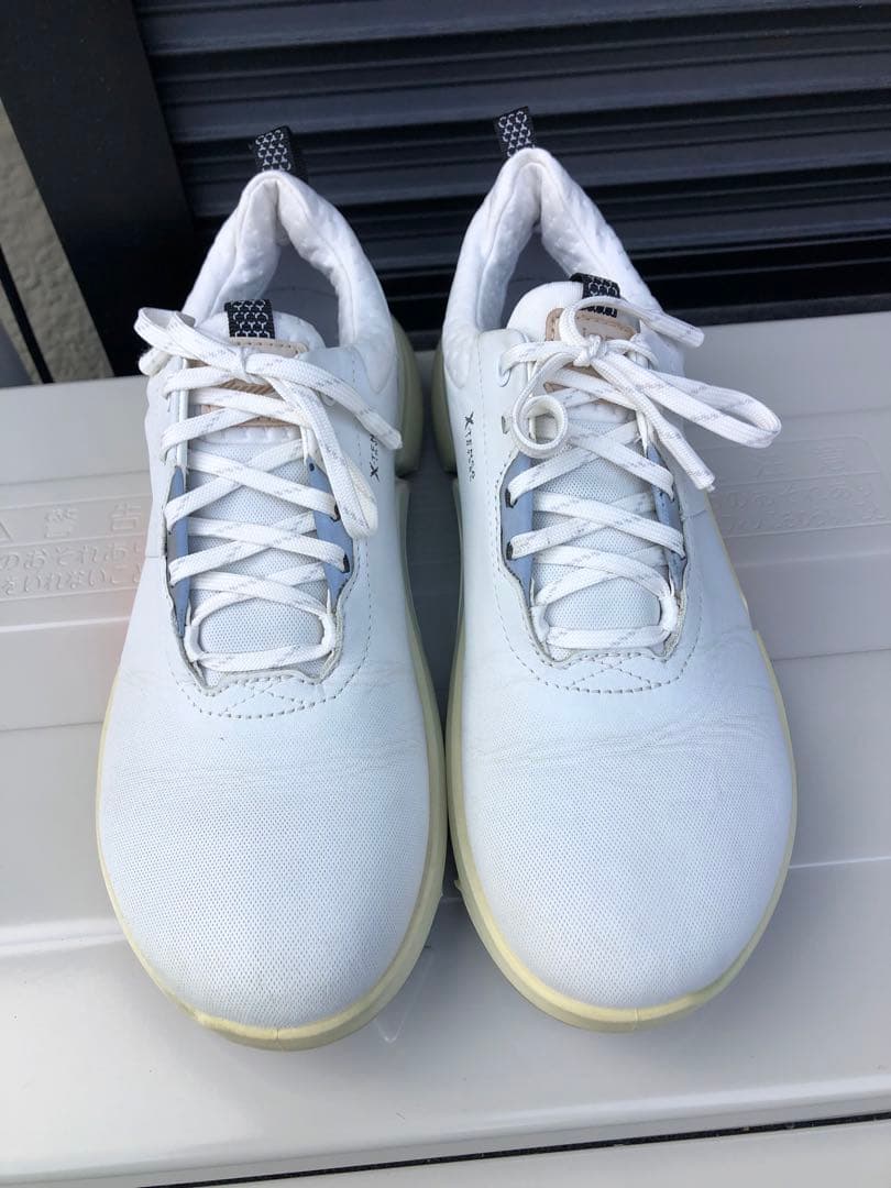 325番超美品ECCO XTENCAゴルフシューズ38 24.0cmスパイクレス