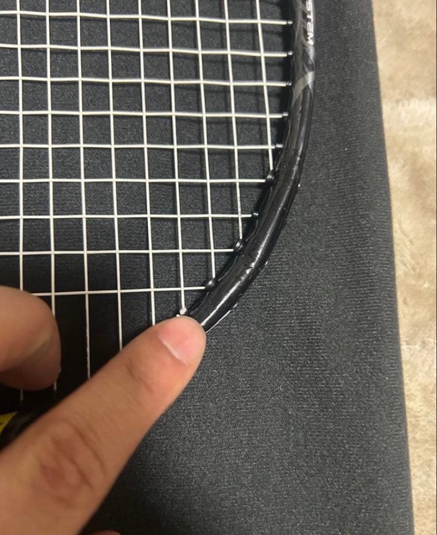 YONEX ナノフレア 1000 GAME バドミントンラケット　修理済