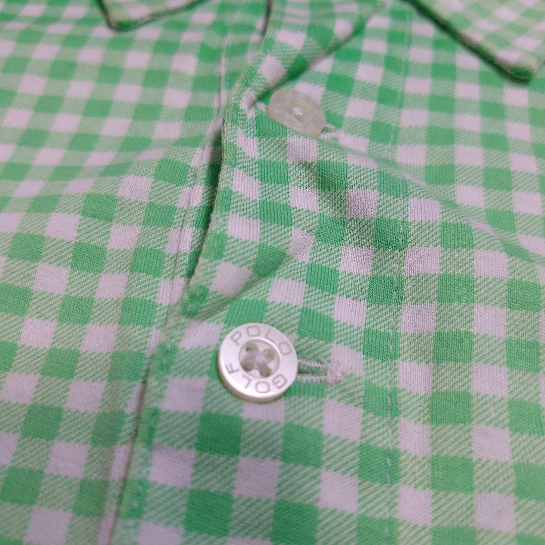 ポロゴルフラルフローレン ポニー刺繍 てんとう虫 ギンガムチェック ピマコットン