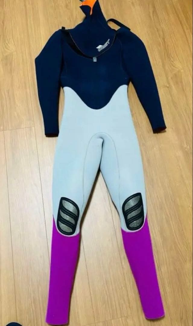 瑞稀WESTセミドライ5ミリ✖️3ミリ XL ネイビー/グレー/ピンク