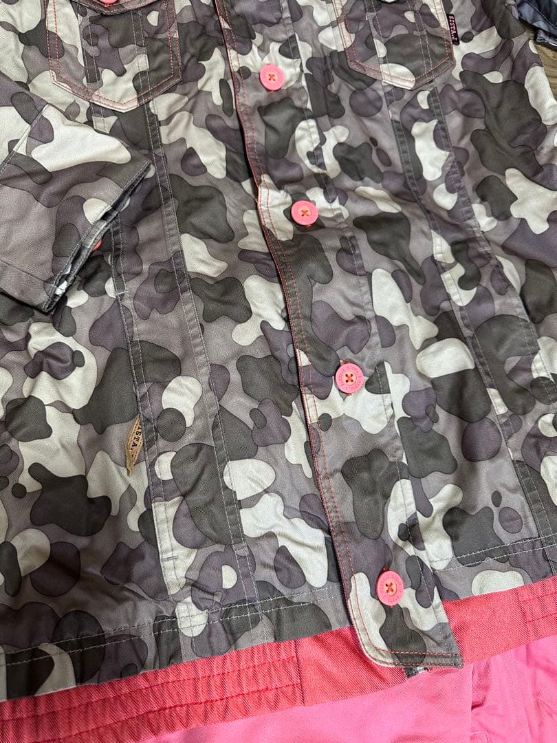 SISTA.J スノーボードウェア　カモフラージュ　M