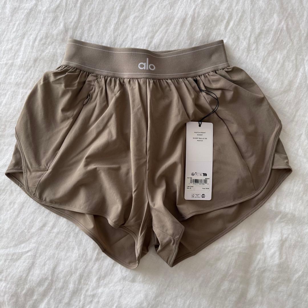 【タグ付・新品】alo Match point short アロショートパンツ