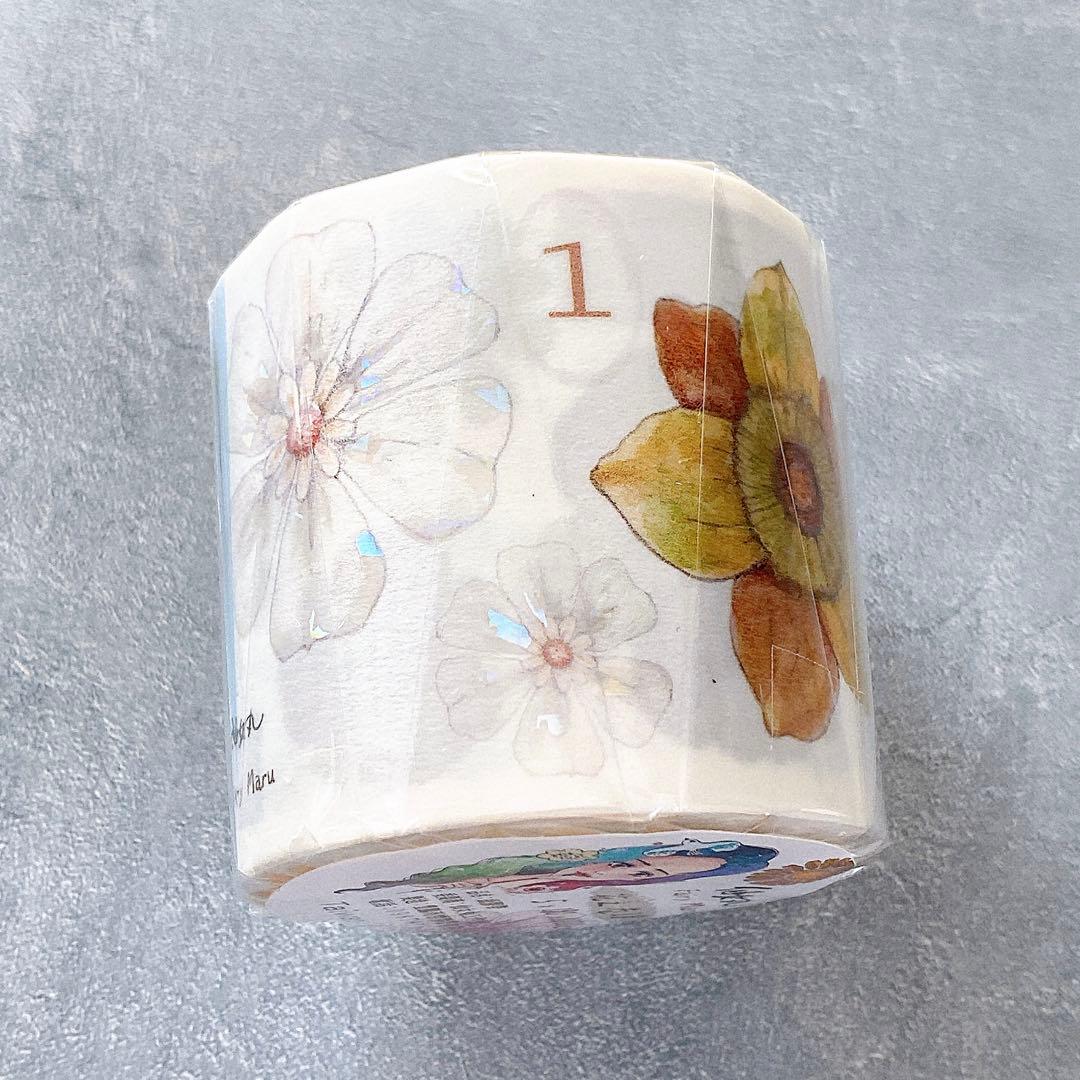 仙女丸《花之巻18》海外マスキングテープ　マステ 【2001】