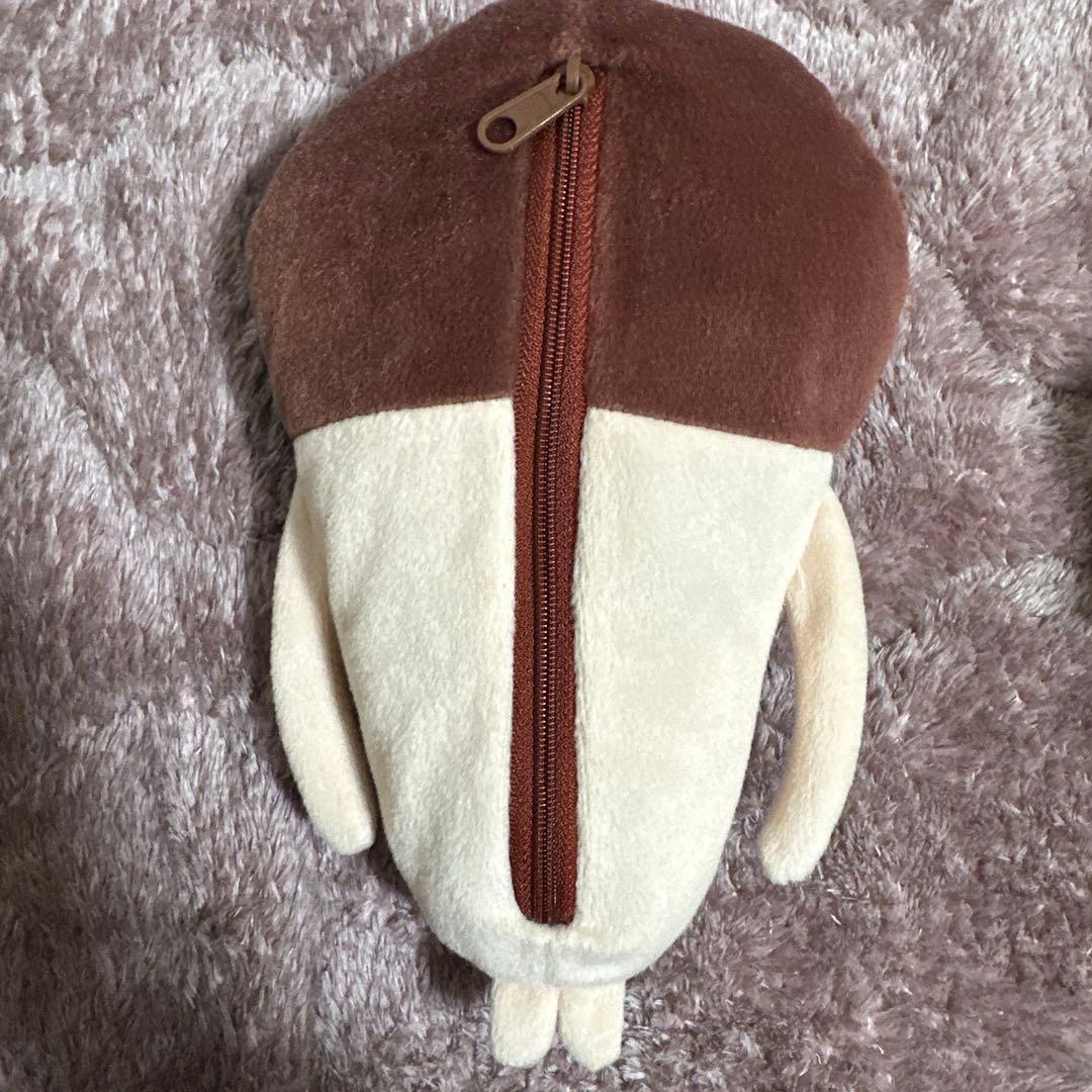 ぬいぐるみ型ペンポーチ　なめこ