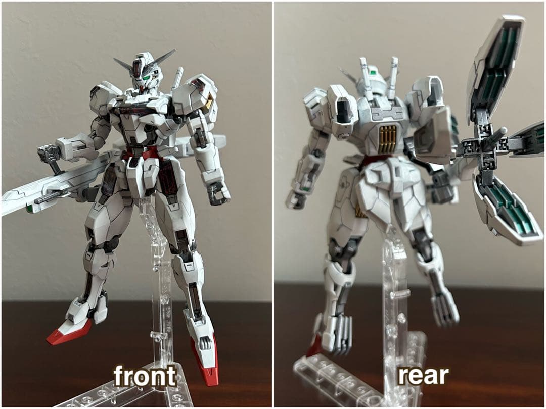 塗装済完成品 HG ガンダムキャリバーン & エアリアル改修型　姉妹ゲンカセット