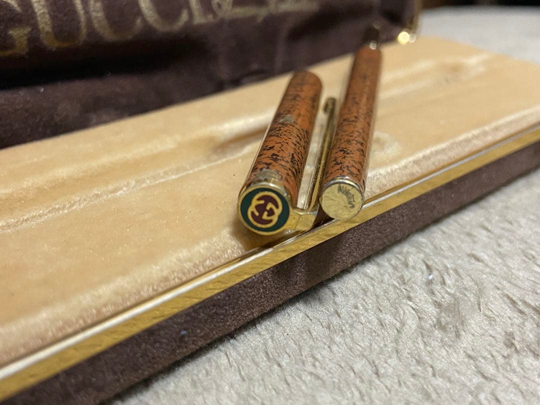 GUCCI ボールペン ブラウン