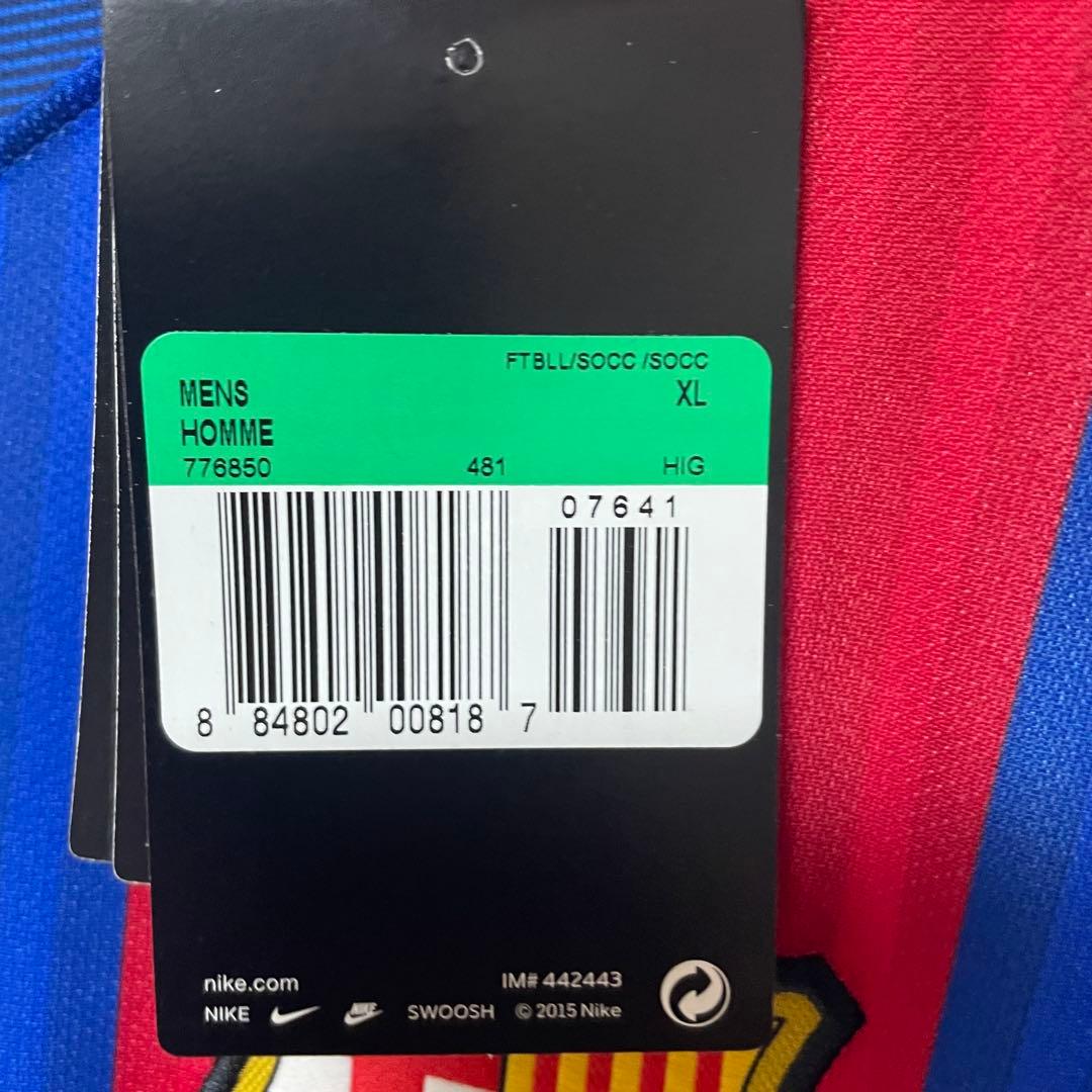【新品タグ付き】16-17 FCバルセロナ ホーム メッシ XL 正規品