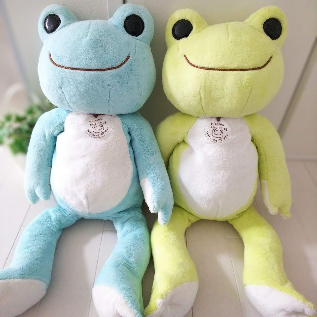 レア かえるのピクルス プラス BIG ぬいぐるみ 2体セット 平成レトロ