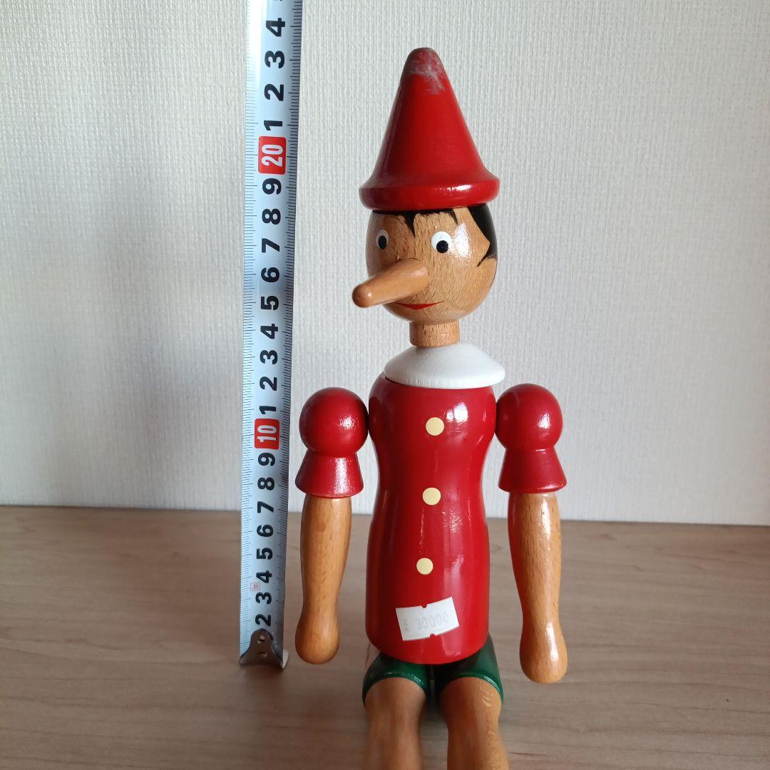 木製　ピノキオ　人形　イタリア製