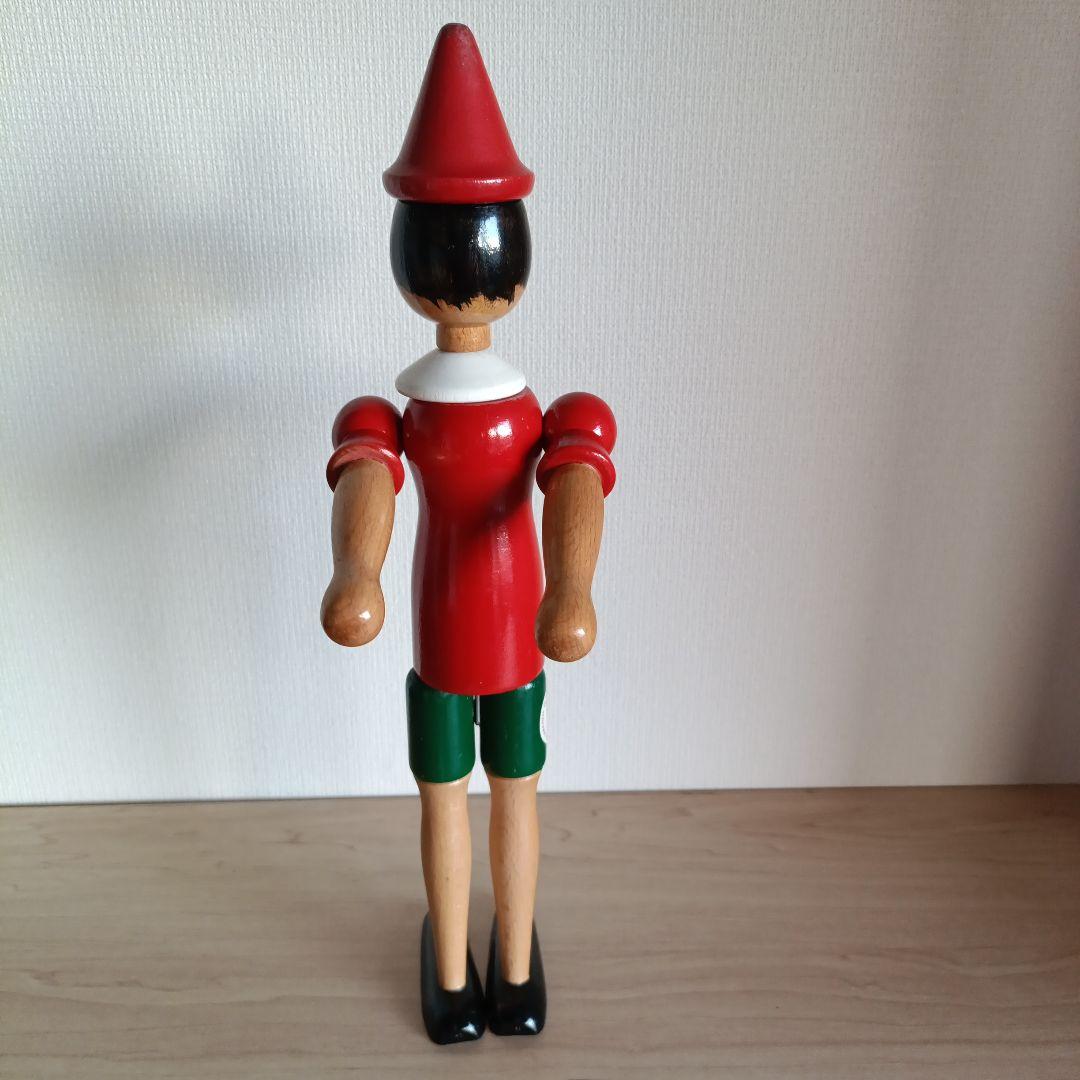 木製　ピノキオ　人形　イタリア製