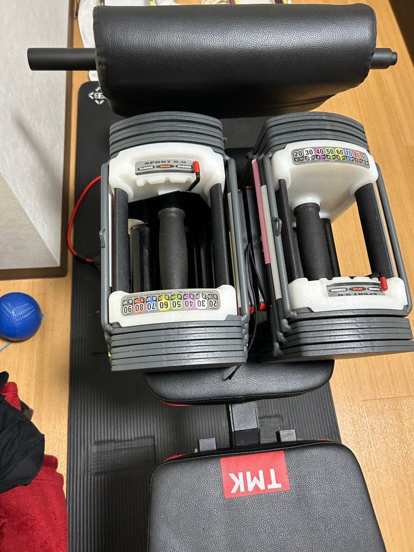 可変式ダンベル　41kg✖️2