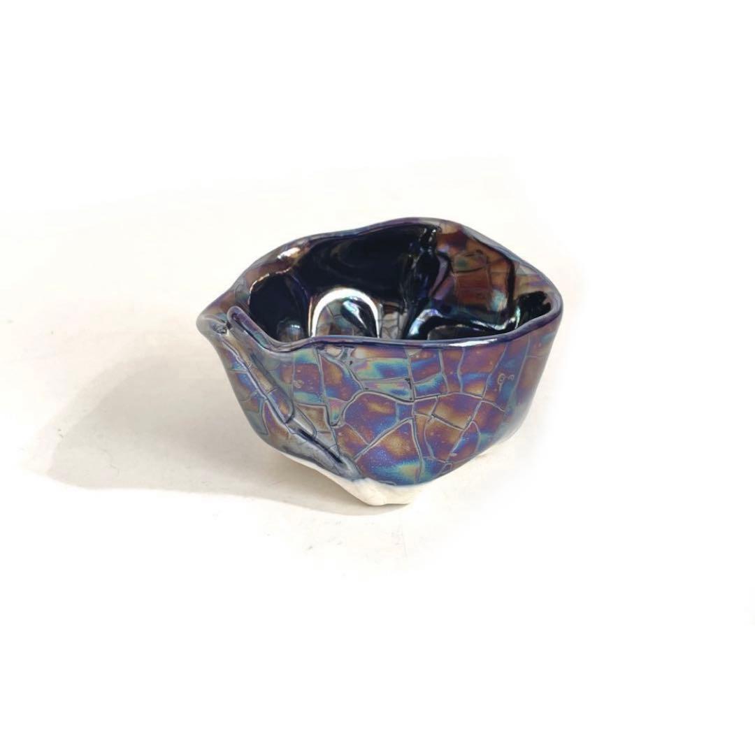 陶芸家　美術家　伊藤公象　酒器　酒杯　器　pearl blue 箱なし