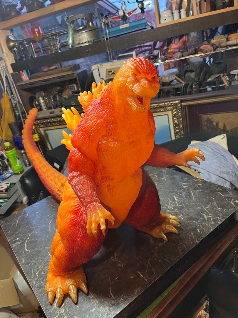 バーニングゴジラ　全長120cm 超特大、1994年発売　ゴジラ　バンダイ