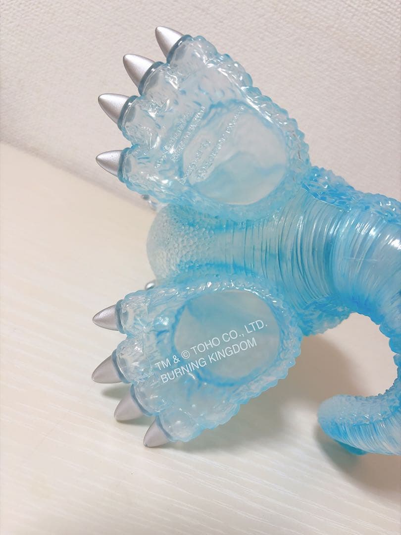 バーニングキングダム ラスト・ゴジラ ホビーラウンド33 ソフビ クリア ブルー