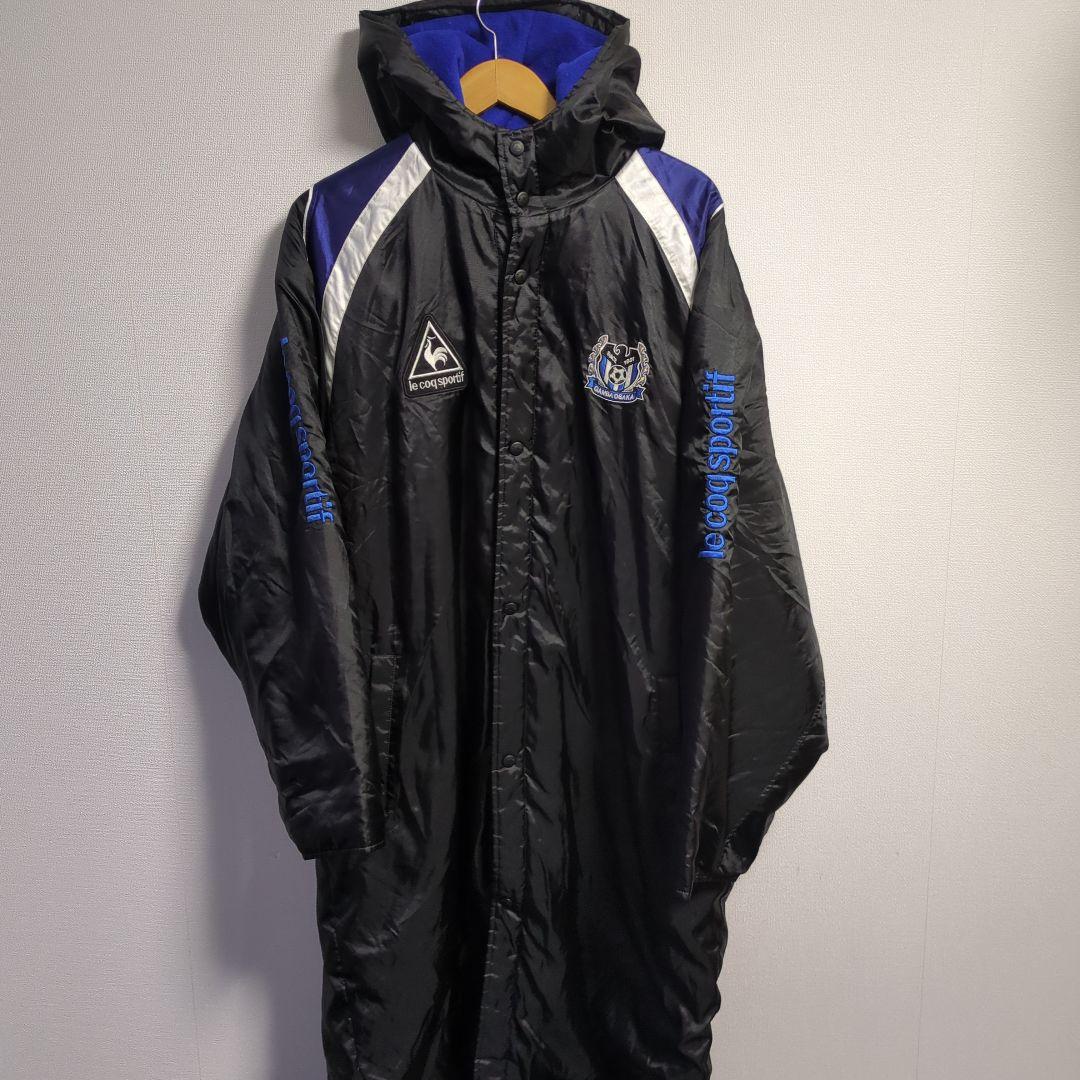 ルコック　ガンバ大阪　初期　ベンチコート　裏地フリース　刺繍ロゴ　デサント　XL