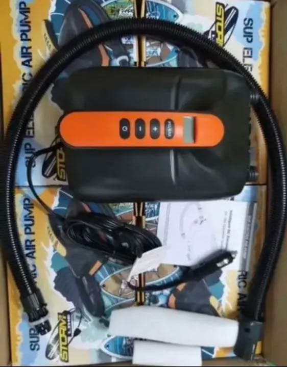 電動エアーポンプ新品!!DC12V 空気入れ＆空気抜き両対応 最大圧力20PSI