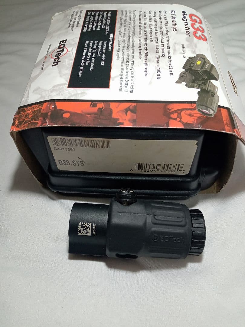 実物 EOTech イオテック G33 STS マグニファイアー ブースター 黒