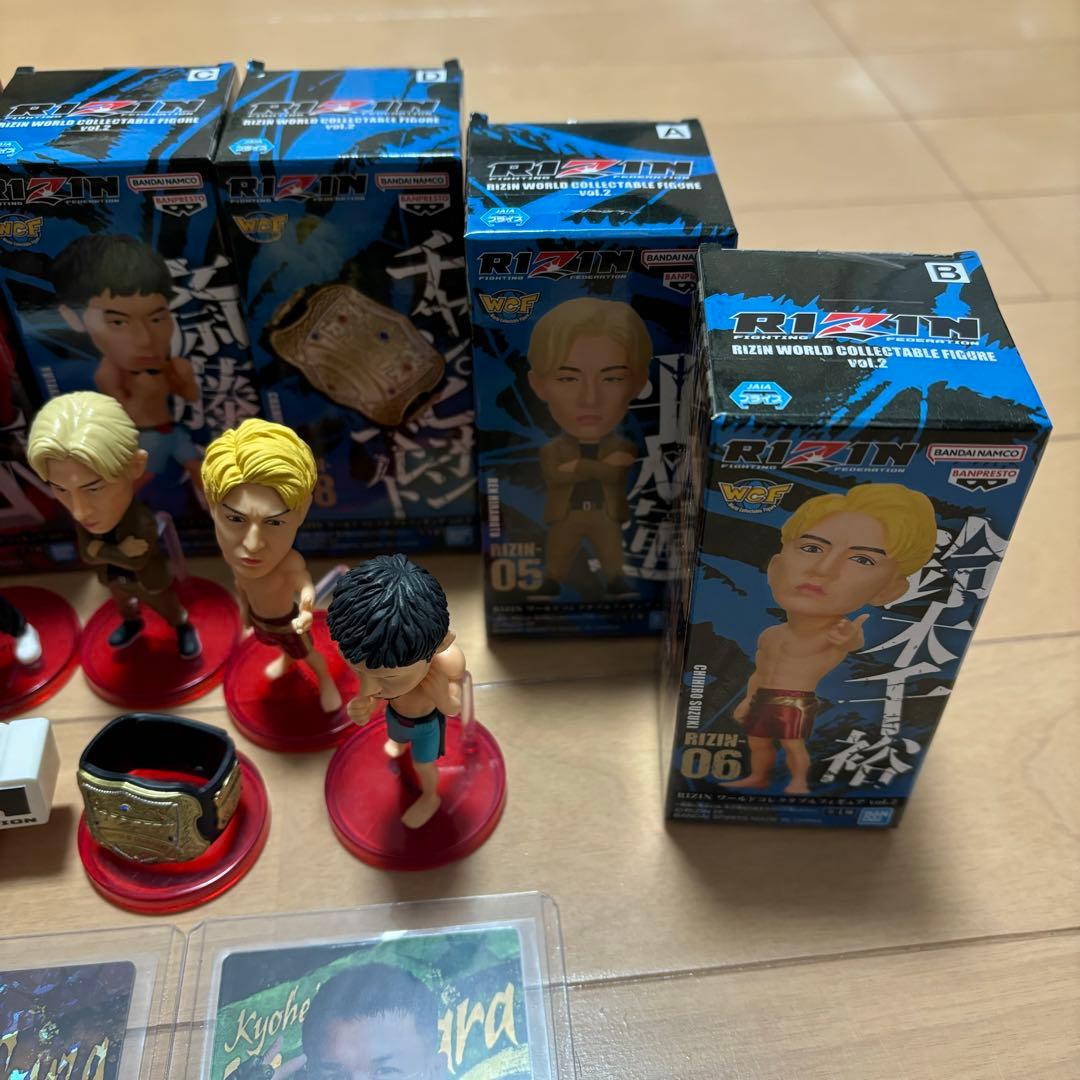 RIZIN ワールドコレクタブルフィギュア フルセット ウエハース サインカード