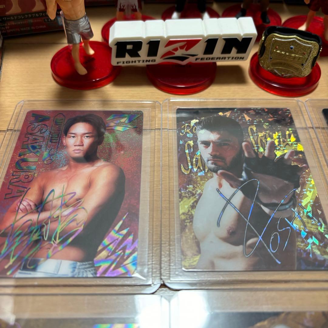 RIZIN ワールドコレクタブルフィギュア フルセット ウエハース サインカード