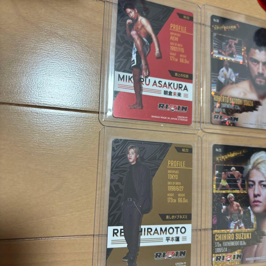 RIZIN ワールドコレクタブルフィギュア フルセット ウエハース サインカード