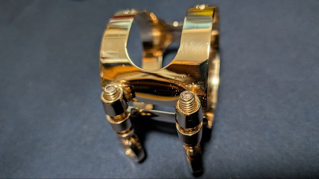 ブルズアイ　ルージュEXSS PGP　バスクラリネット用リガチャー　総銀製