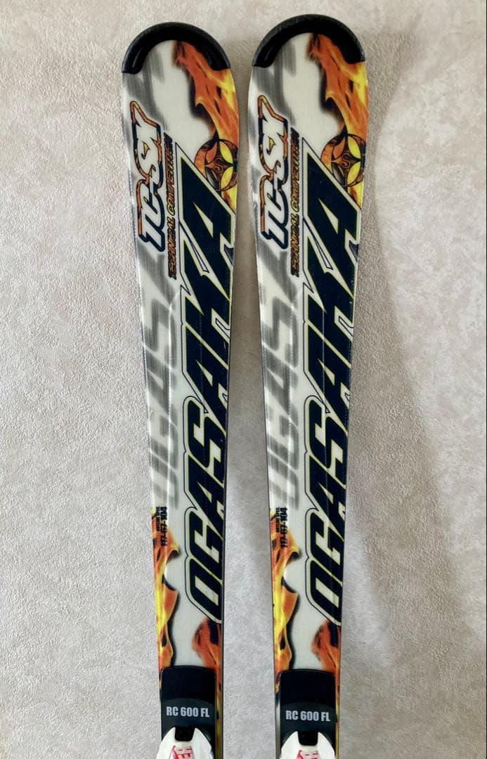 オガサカTC-SX 165cm RC600FLプレート付＋マーカーcomp16