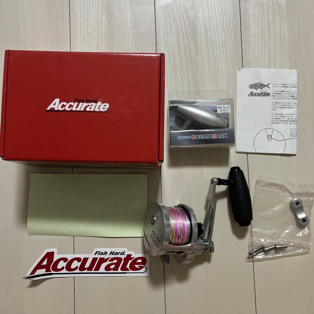 アキュレートValiant 600N ベイトリール2スピード左巻き