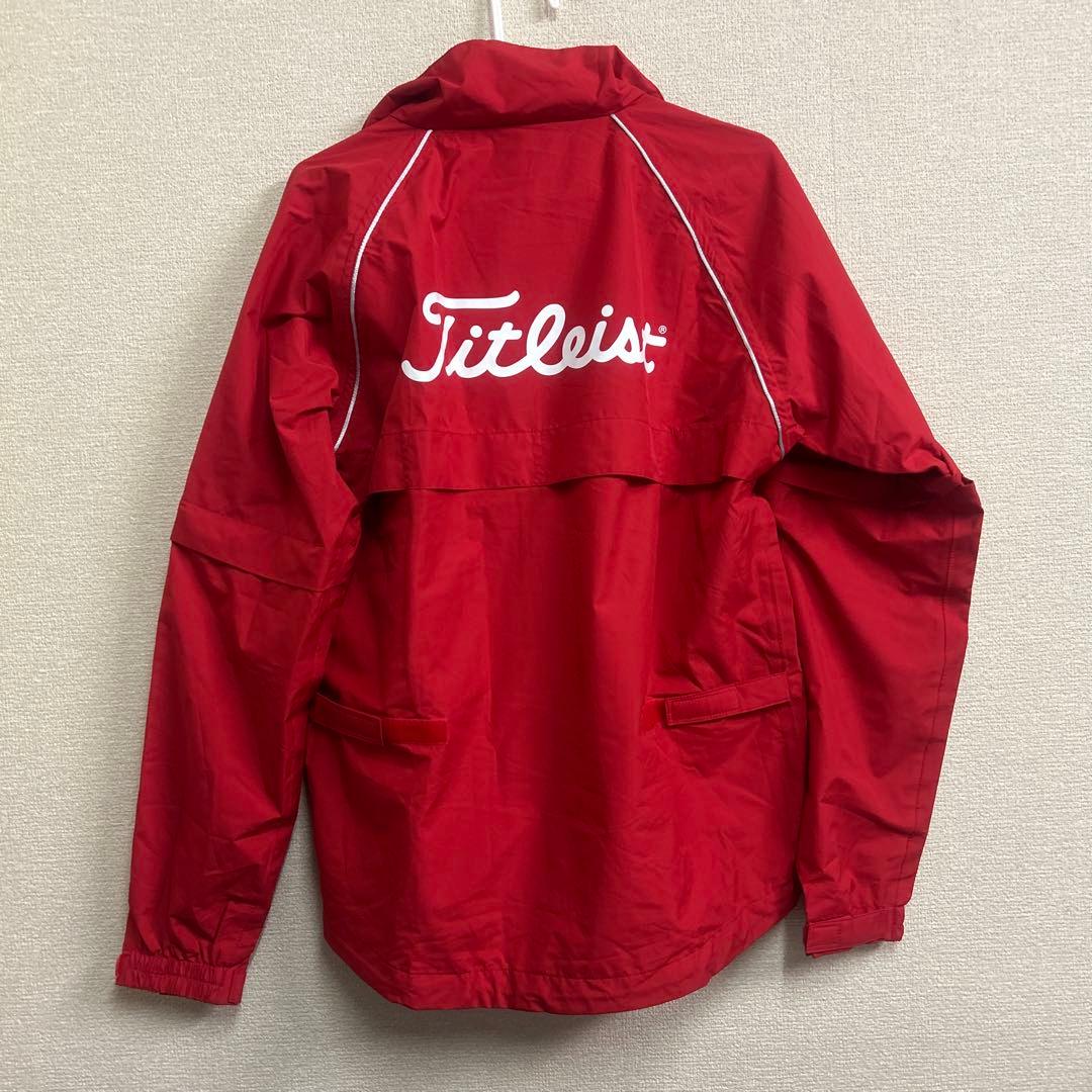 Titleist 2WAYレインウェア Lサイズ 赤　美品