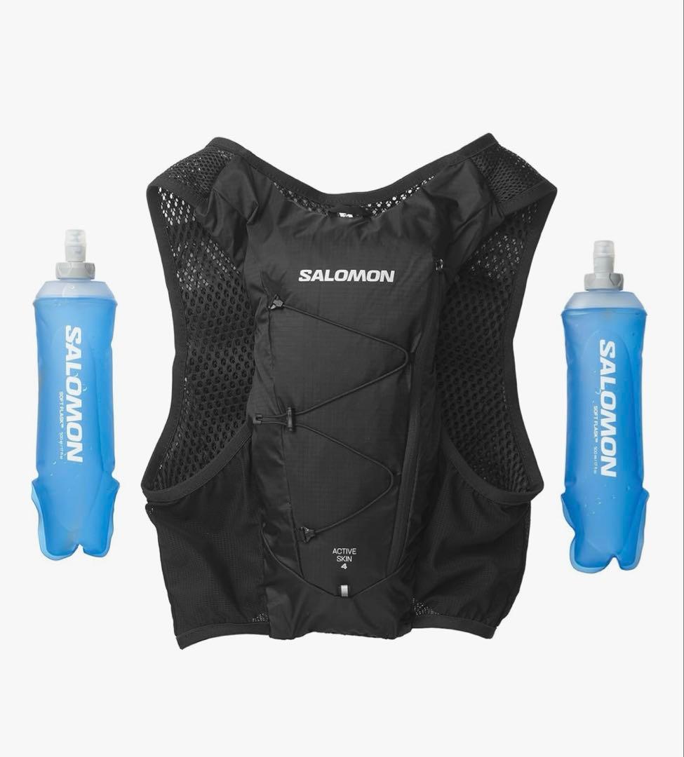 ウォーキング・ランニングウェア SALOMON ACTIVE SKIN 4 SET Black M