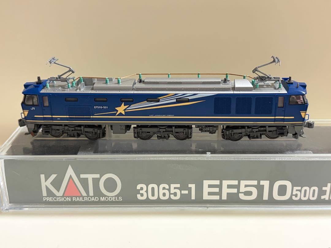 鉄道模型　Nゲージ　KATO 3065-1 EF510 北斗星色　緑碍子