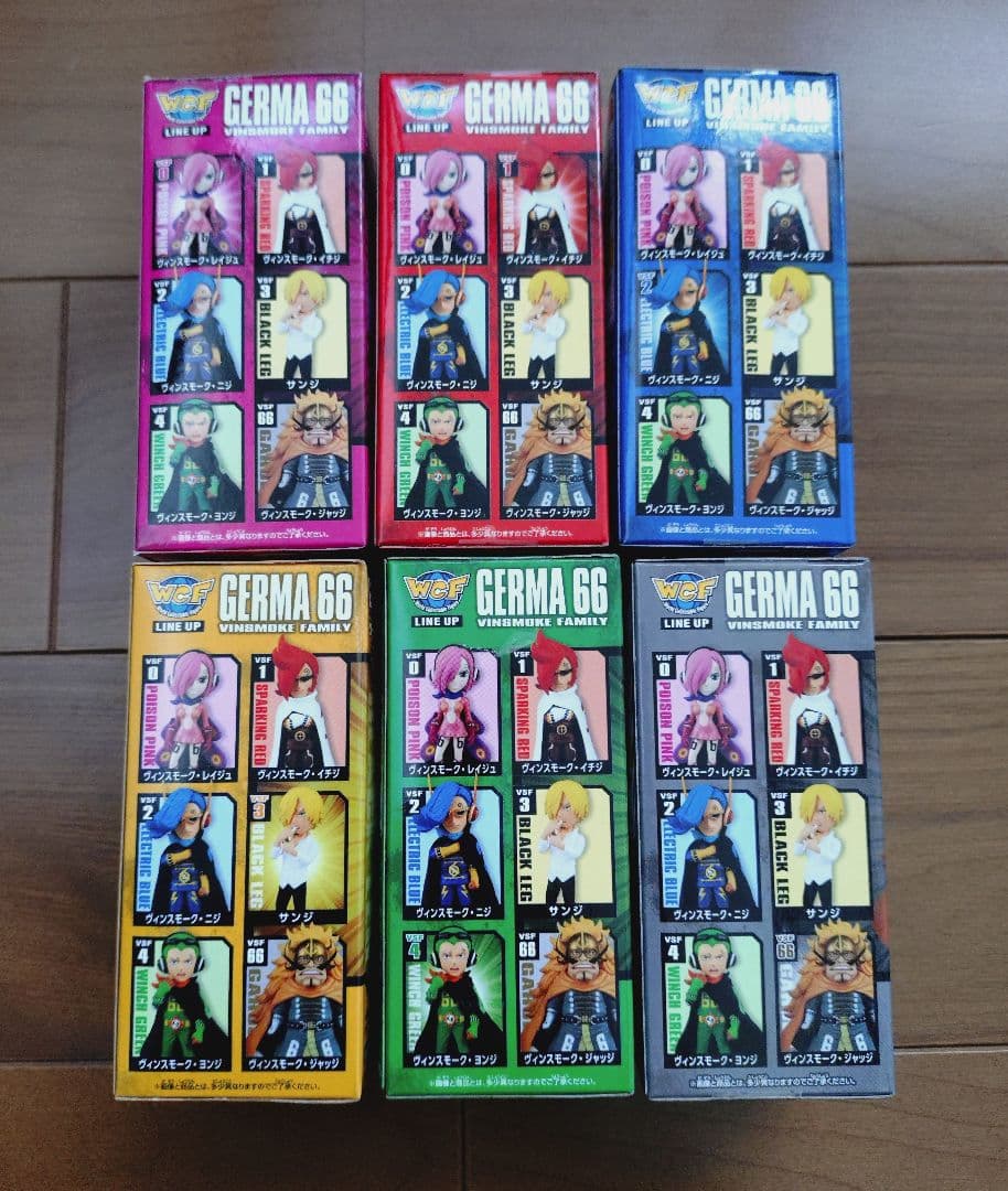 ワンピース　フィギュア　ワーコレ　ジェルマ　　　６６　６体　セット