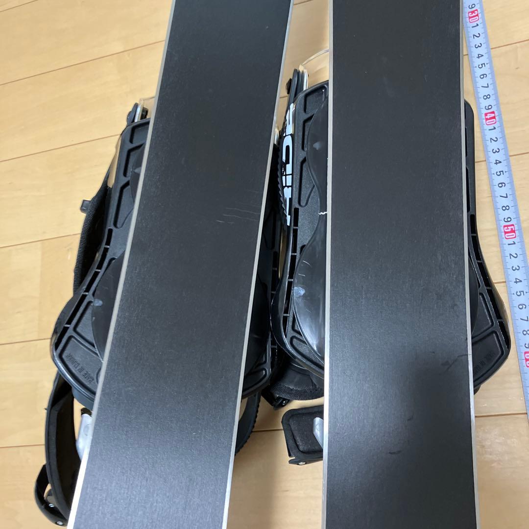 MID990 スキー 黒 赤 ビンディング付き 約100cm