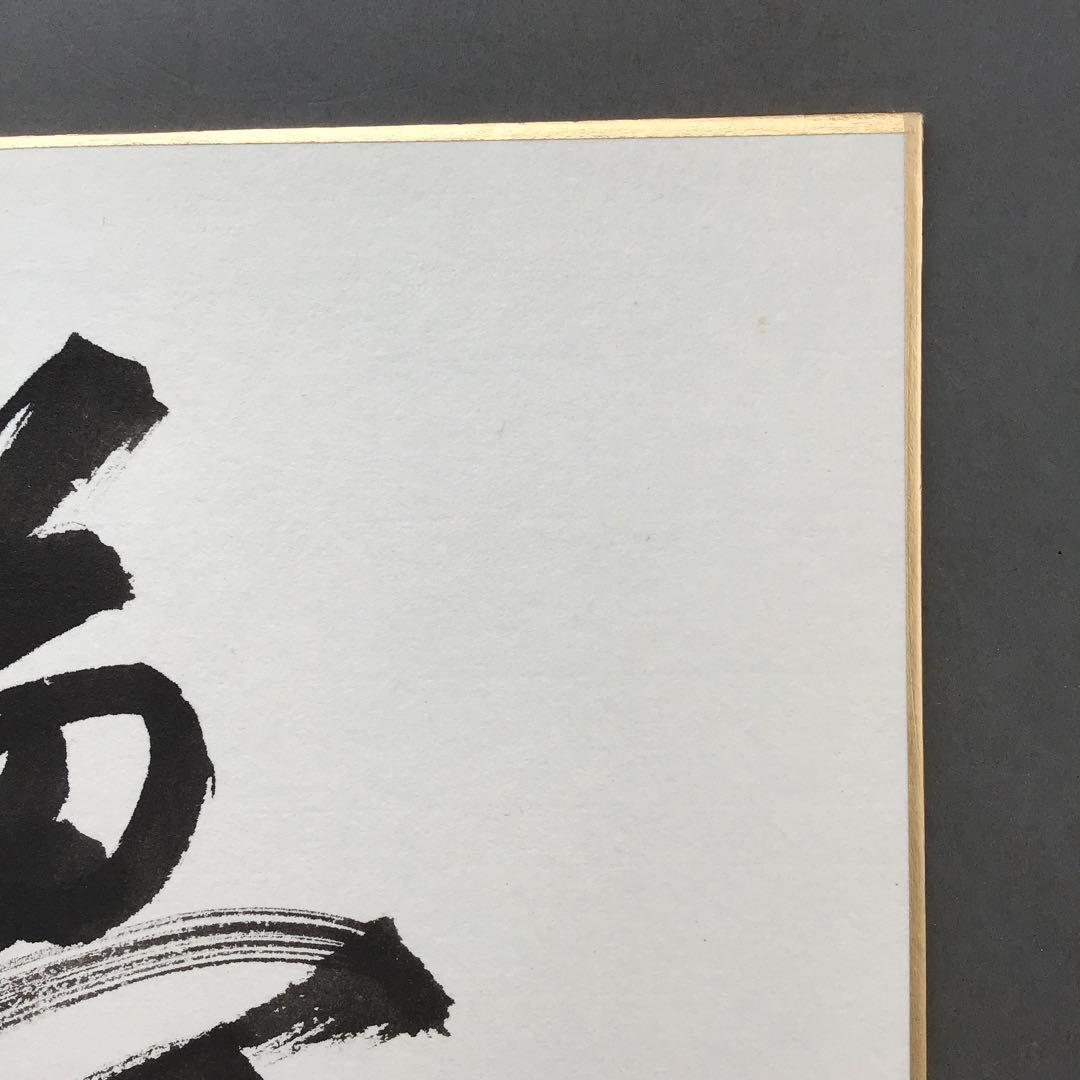 色紙　「夢」　松尾流　松尾宗倫(号:葆光斎)直筆　畳紙　配送用袋　S1033SS