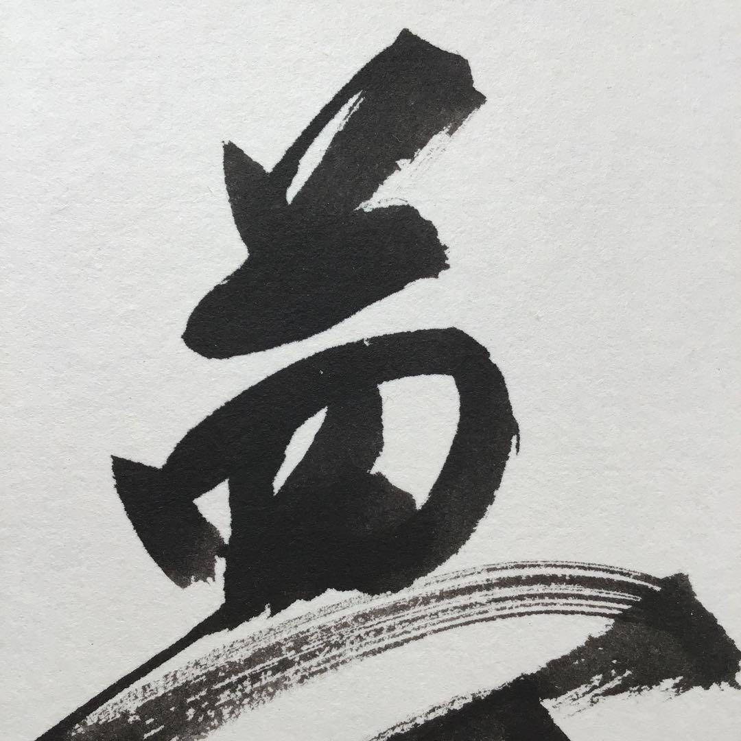 色紙　「夢」　松尾流　松尾宗倫(号:葆光斎)直筆　畳紙　配送用袋　S1033SS