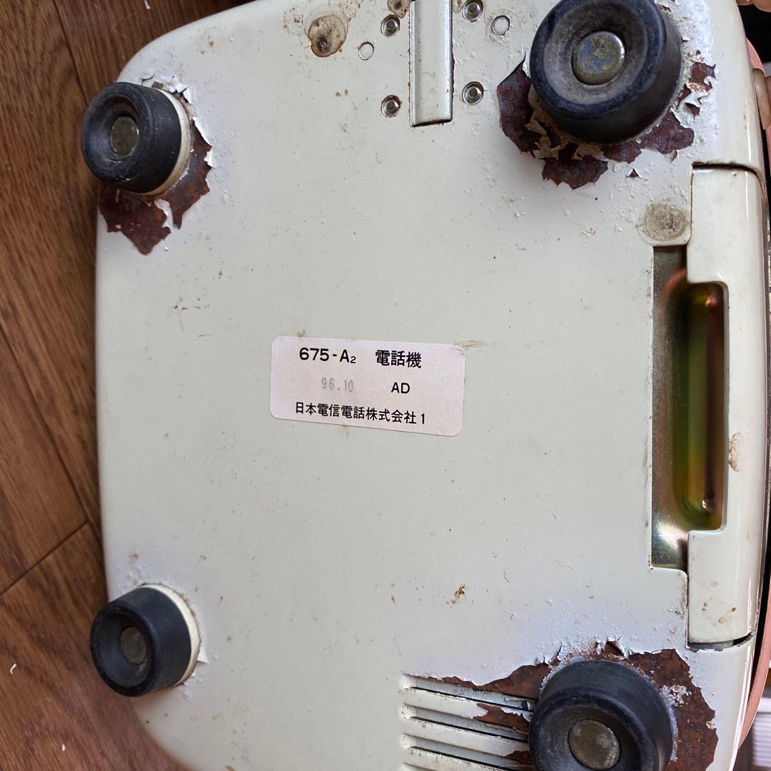 ダイヤル式　ピンクの公衆電話 インテリア 鍵付き 昭和レトロ 初期型 当時物