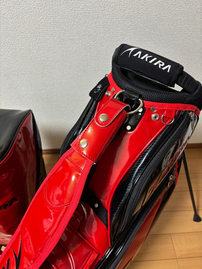 AKIRA アキラ 9.0型 アスリート プロモデル 超美品 キャディバック