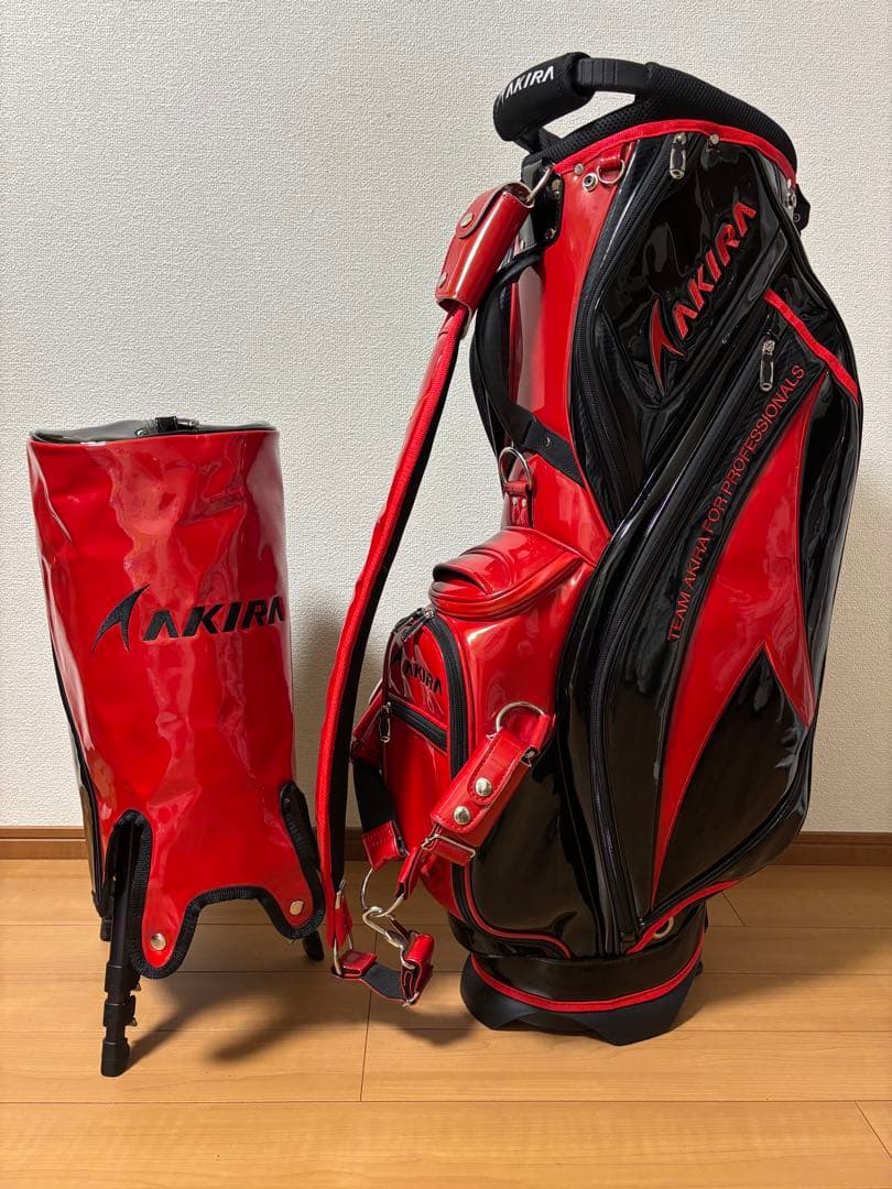 AKIRA アキラ 9.0型 アスリート プロモデル 超美品 キャディバック