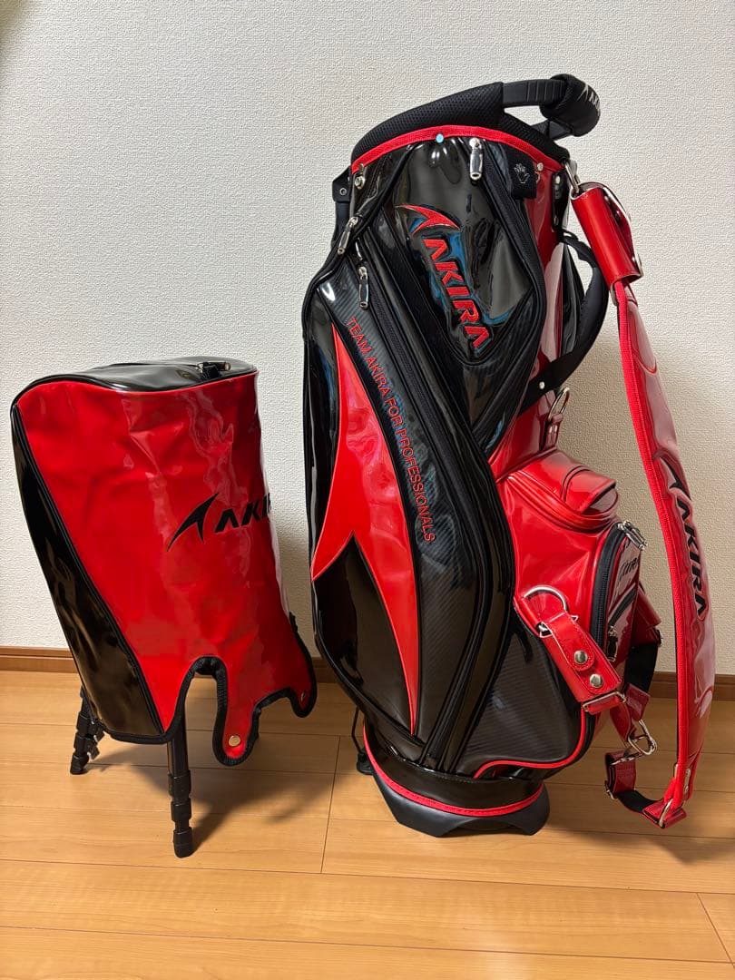 AKIRA アキラ 9.0型 アスリート プロモデル 超美品 キャディバック