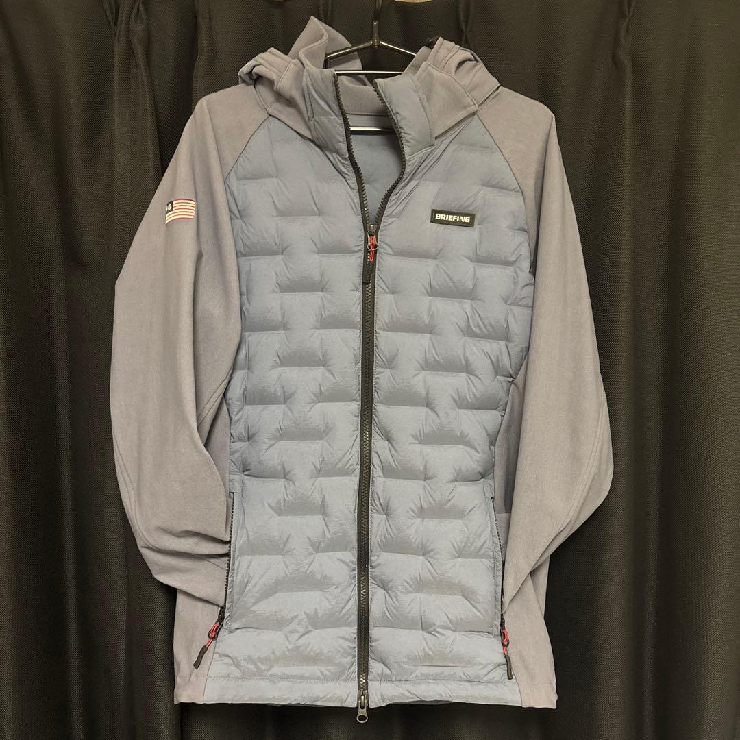 BRIEFING フード付きジャケット M グレー