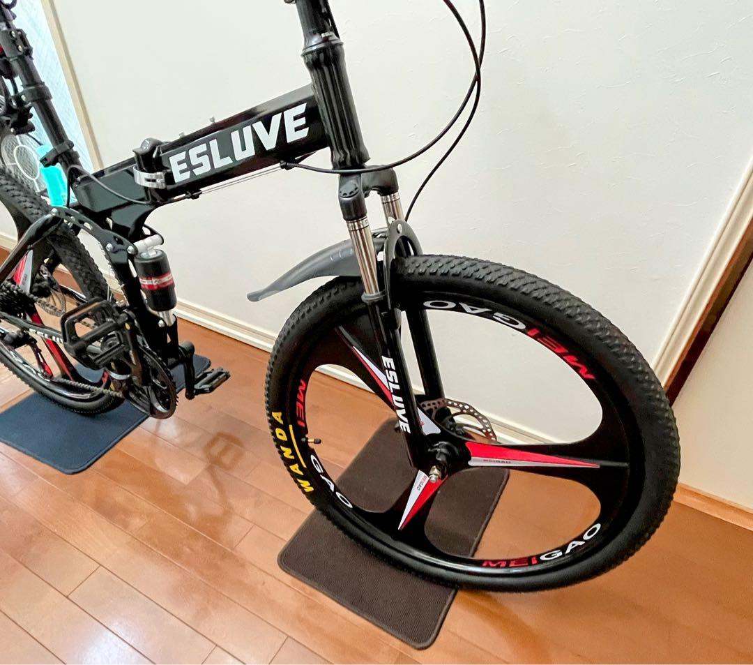 【引取り限定_大阪】Esluve マウンテンバイク 折りたたみ